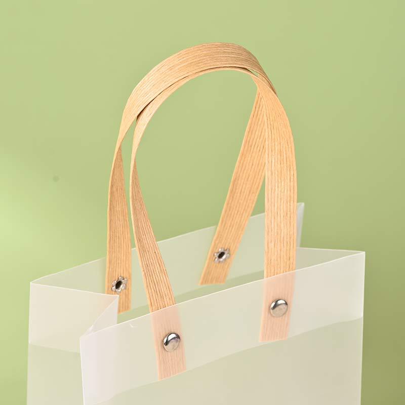 Bolsas de mano transparentes PP bolsas de regalo de vacaciones personalizadas logotipo de cumpleaños de niños dulces bolsas de flores