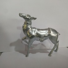 锌合金压铸金属五金配件铜冲压浇铸造梅花鹿烛台工艺礼品摆件模型