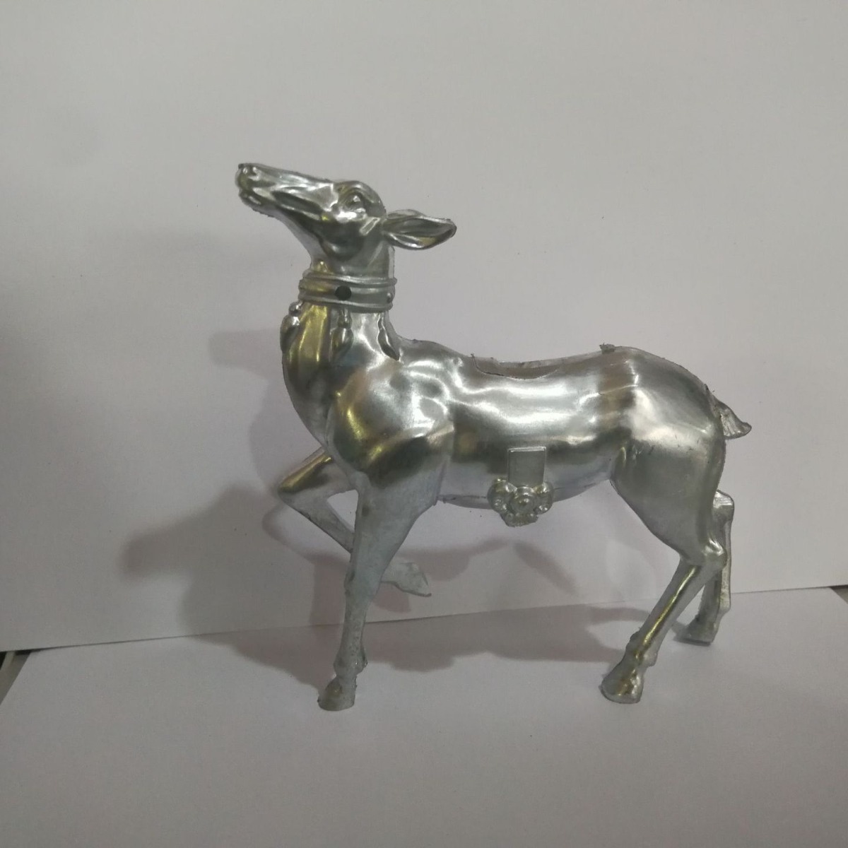 锌合金压铸金属五金配件铜冲压浇铸造梅花鹿烛台工艺礼品摆件模型