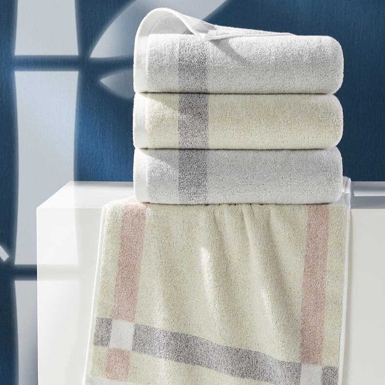 Jieyu Bamboo Fiber Cotton Blended Towel Is Fluffy Than Pure Cotton, Soft, Water-Absorbent, Quick-Drying Towel, Towel, Thickeneded Towel