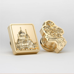 Suidisi special-shaped embossed fire paint seal mini literary series hand account seal wax seal