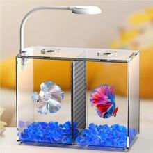 LED高亮鱼缸小型水箱桌面造景景观水草灯曾艳造景小夹灯