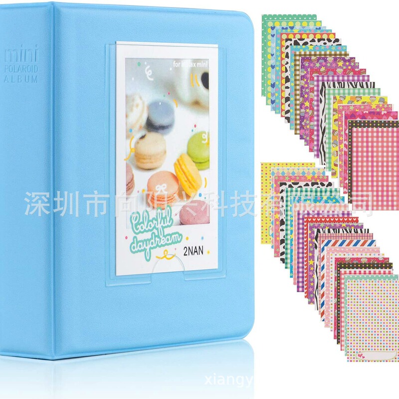 Polaroid 64 Page Album Sticker for Instax Mini7s 8 8+9 25 26 50S 70