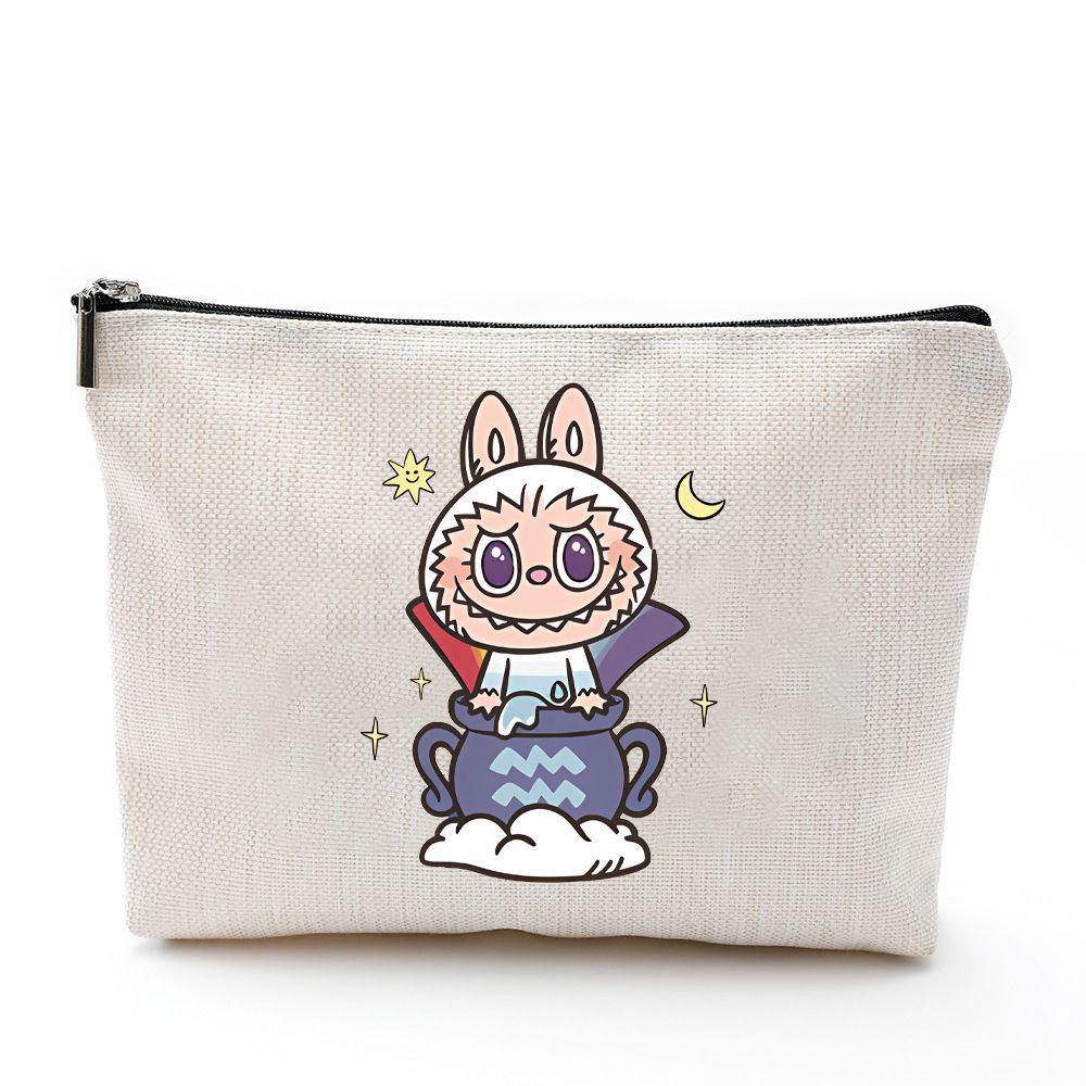 Patrón de animación de dibujos animados doble cara impresión bolsa de almacenamiento venta cruzada spot directo tamaño de patrón ajustable