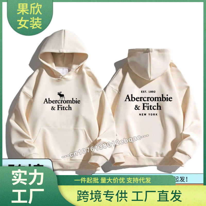 Abercrombie Hoodies for Mens Winter Oversized Men's Clothing