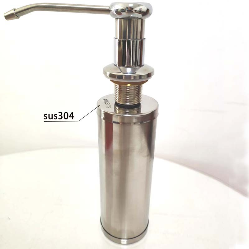 Dispensador de Jabón Líquido para Fregadero de Acero Inoxidable para Cocina image 11