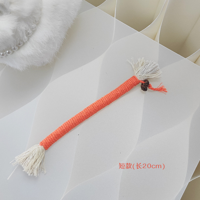 20cm 짧은 바이트 로프 (오렌지)