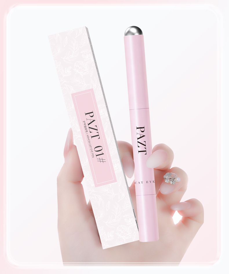 PAZT Cat Eye Nail Pen 3g, Nail Gel Pen for Color Fixation, Multi-Effect Glass Bead Cat Eye, Portable, Direct from Manufacturer