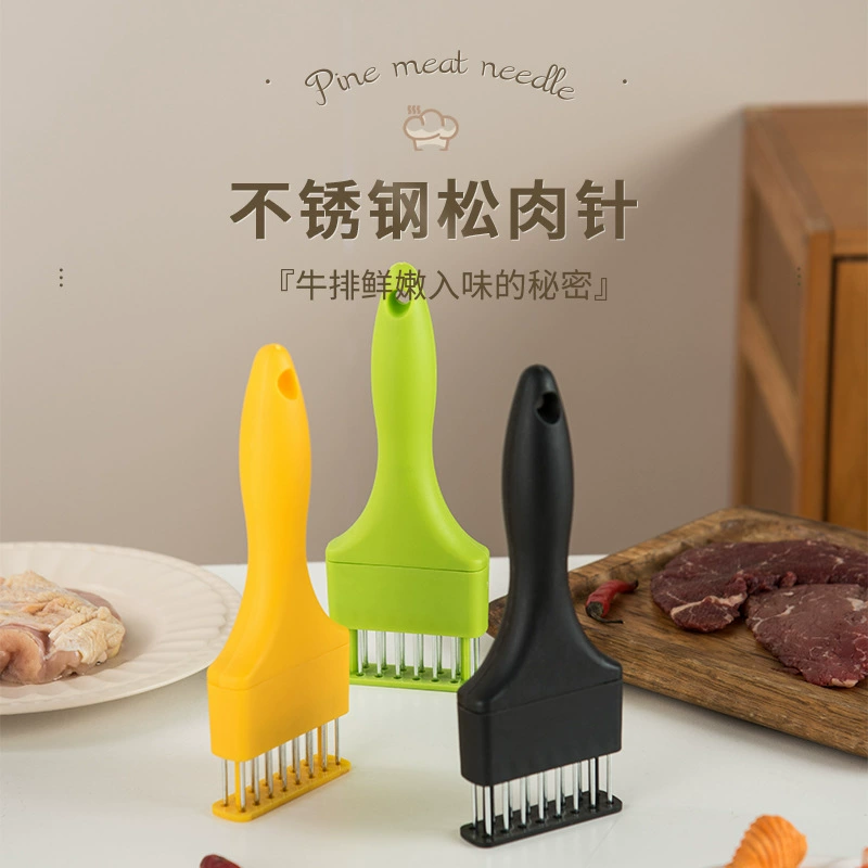 2023 новая бытовая сломанная сухожилия нежная мясная игла Свиная отбивная Куриная отбивная сосновая мясная игла стук Мясной молоток дырокол для стейка перфоратор свиная пробка