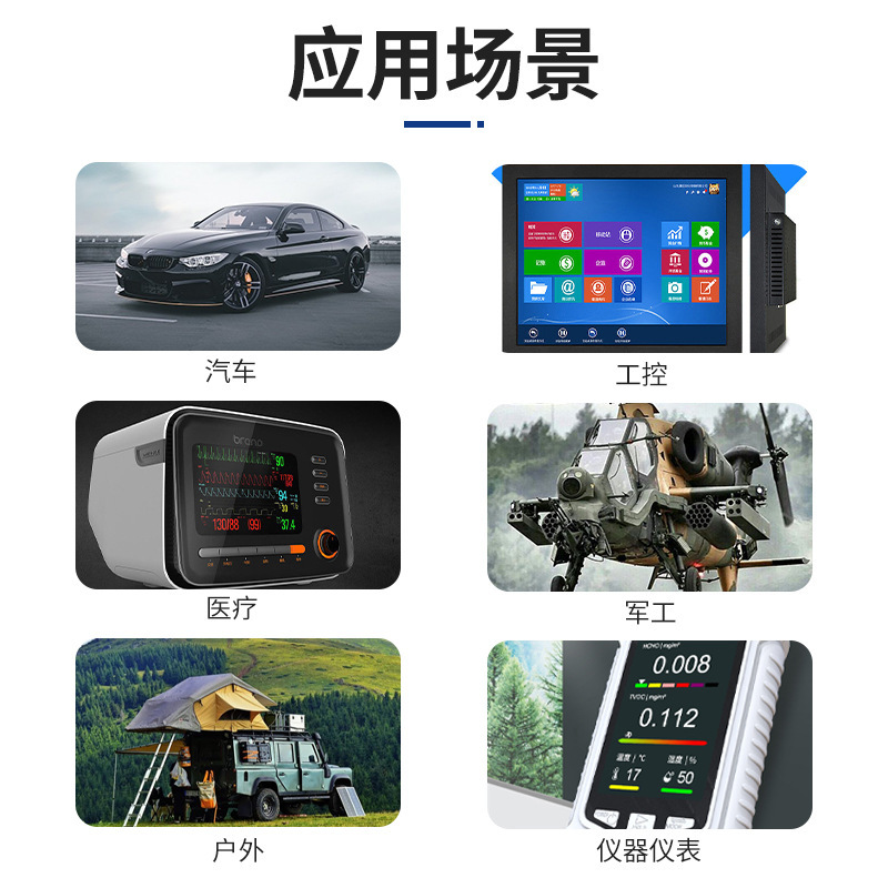 液晶ディスプレイ2.2インチ220*176半透半逆ディスプレイ工制御医療屋外ハンドヘルド機器|undefined