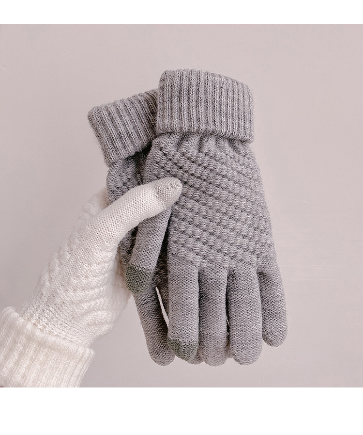 Unisex Simple Style Solid Color Gloves 1 Set display picture 3