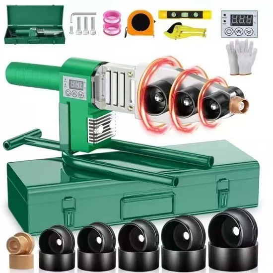 [Оптовая продажа производителя] Электронный цифровой дисплей с постоянной температурой, термоплавильная машина PPR, антиблокировочная головка, водопроводная труба, термоплавильная машина, бытовая машина для горячего расплава