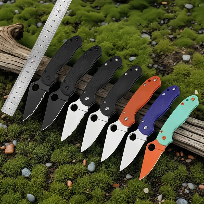C223 spider folding knife EDC nylon handle outdoor camping…