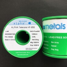 �۷�ALPHA�o�U�o�u���a���a�zHF-850 Sn99.3/Cu0.7-0.60MM-F3.3