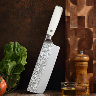 In stock supply forged hammer pattern small kitchen knife women's stainless steel Japanese chef knife cooking slicing knife wholesale