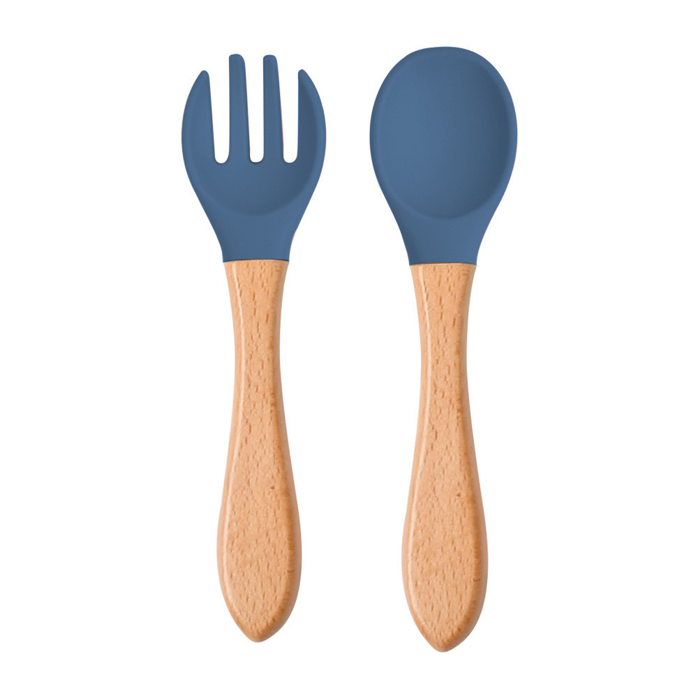 Dark Blue (wooden fork spoon)
