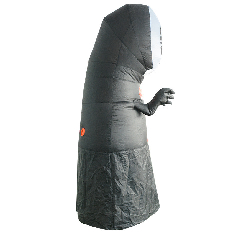 Fantasmas transfronterizas de Halloween fiesta sin cara hombre divertido cosplay ropa inflable atmósfera escenario ropa de props