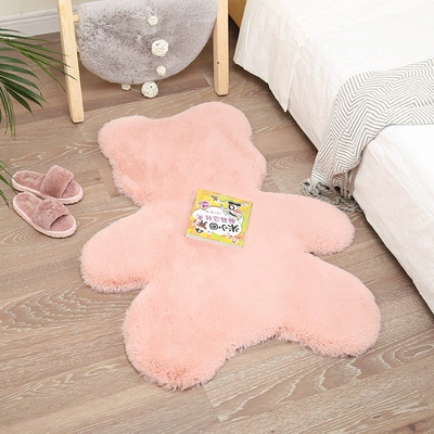 Hair Long Hair, Car Carpet - lotus-pink-bear-imitation-rabbit-fur-3cm-hair-length-7090cm