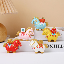 生肖马摆件新款国潮马年吉祥物新年礼物春节伴手礼小马礼物小胖马