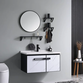 浴室柜;搁板、壁架;面盆龙头