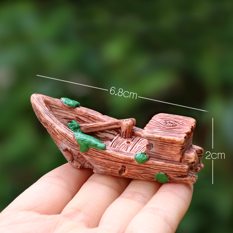 Imitation wood boat (simple)