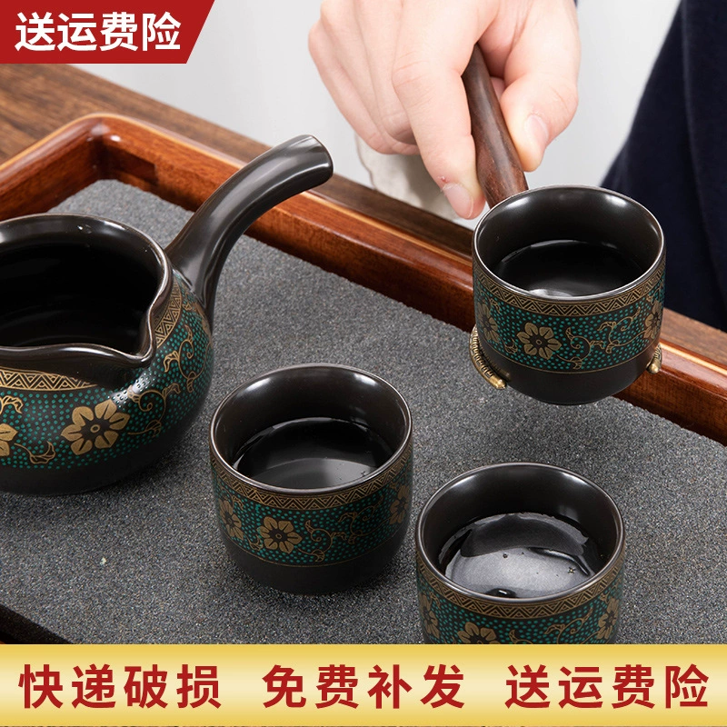 Automatic rotating tea set, ceramic tea cup