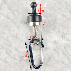 Outdoor Camping Hook Strong Magnet Suspension Lantern Canopy Tent Light Hanging Refrigerator Magnet Hook Rope Fixer
