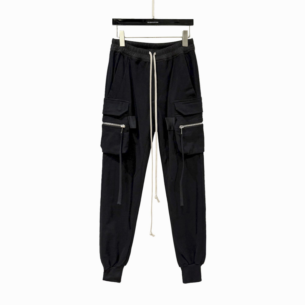 SUBHUMAN メンズ丨新作ビッグポケット巾着カジュアルパンツメンズ四季ハーレムパンツスリムファッショントレンド