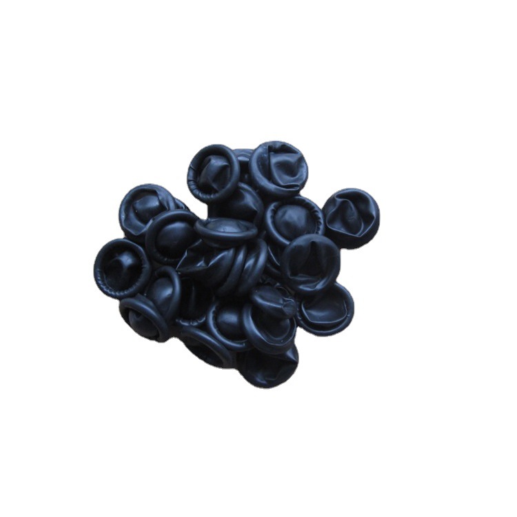 Negro antiestático dedo manga negro antiestático esmerilado rizado dedo manga en stock venta al por mayor