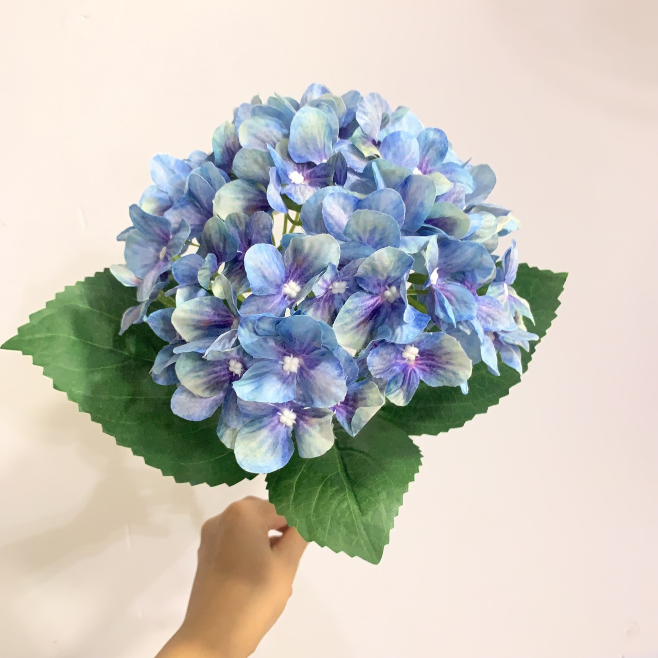 3D 인쇄 수국 인공 꽃 복고풍 고급 궁전 색상 수국 홈 장식품 꽃병 꽃꽂이 데스크탑 장식