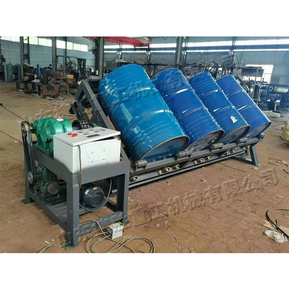 Máquina de limpieza de bidones de aceite automática horizontal Máquina de limpieza de bidones de plástico Tietong industrial Máquina de limpieza interna de bidones de aceite eléctrico