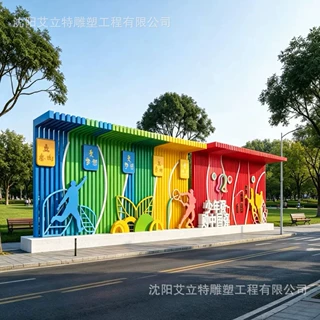 户外文化广告栏校园政府阅报栏公司企业户外公告公示栏仿古宣传栏