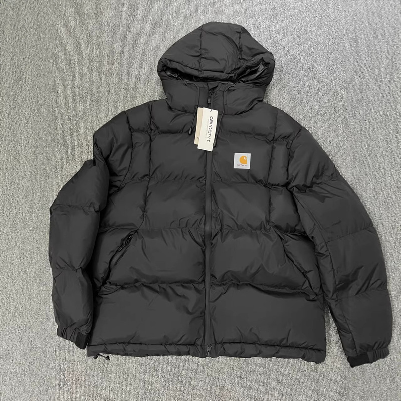 Carhart hooded down cotton-padded jacket for men and women with warm cold-proof windproof waterproof tide brand thick coat cotton-padded jacket