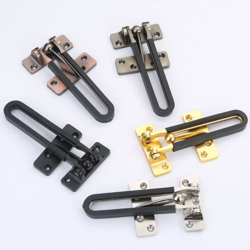 Zinc alloy anti-theft buckle hotel latch security tower buckle anti-lock door buckle door chain lock room door latch anti-theft buckle