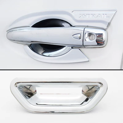 14-22 X-Trail Glory Handle: Other Automotive Exterior Supplies - electroplating-silver-door-bowl-5-pieces-primary-color