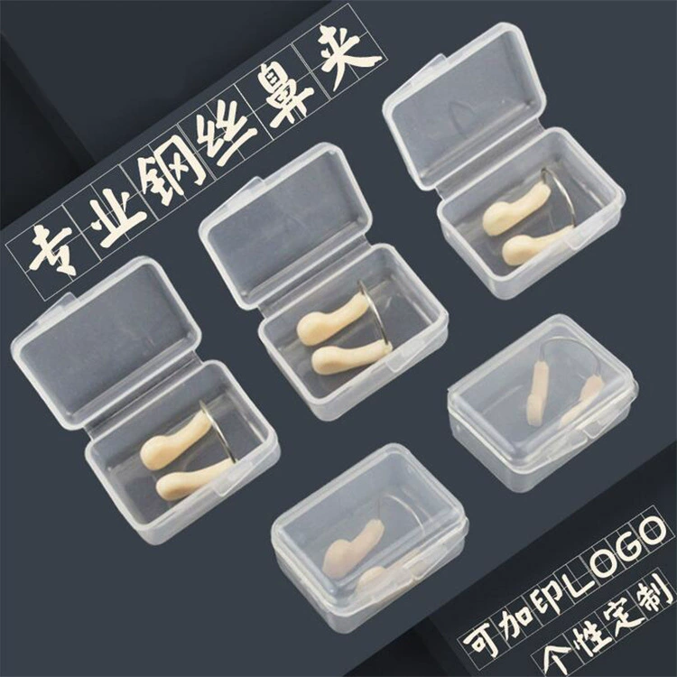 Professional nose clip for swimming for training, non-slip silicone adjustable steel wire