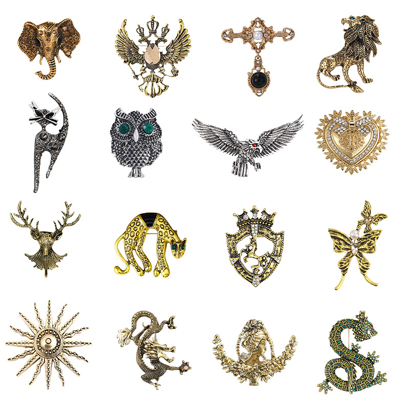 retro brooch