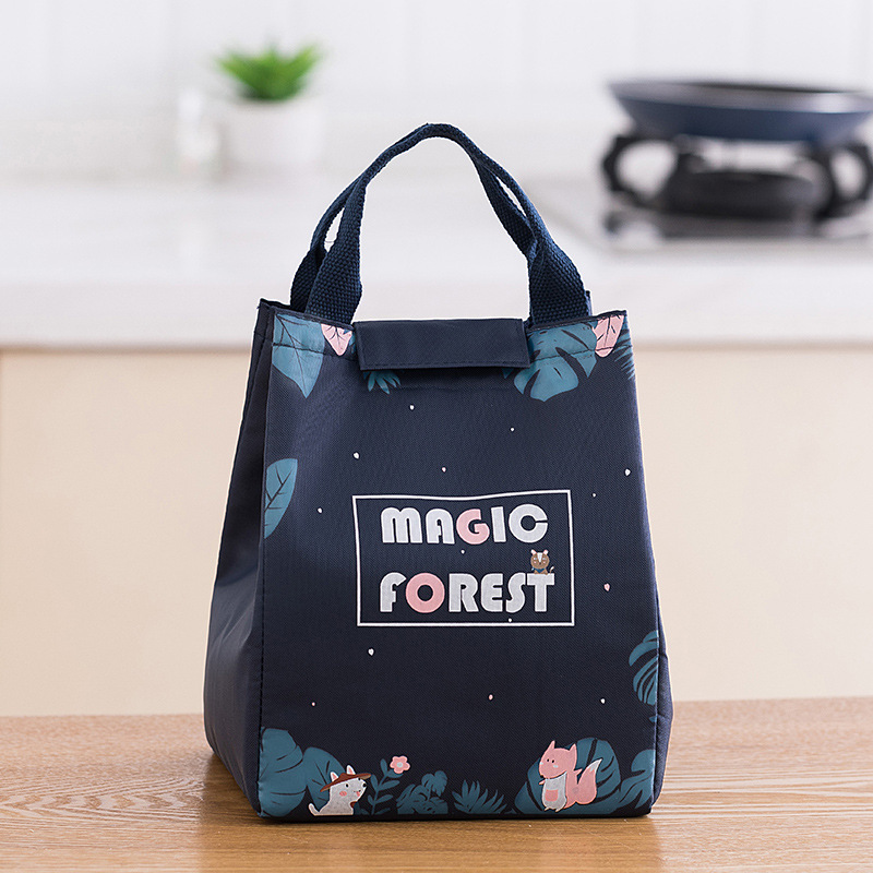 Bolsa térmica “Bosque Mágico” – Portátil, engrosada, para almuerzo y picnic al aire libre