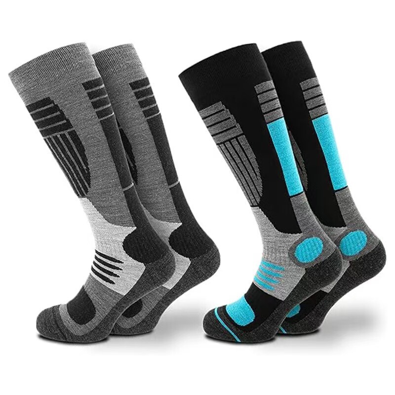 Cross-border Amazon ski socks for outdoor use, men's and women's warm thickened long socks, hiking sports socks, terry snow socks Cross-border Amazon ski socks for outdoor use, men's and women's warm thickened long socks, hiking sports socks, terry snow socks