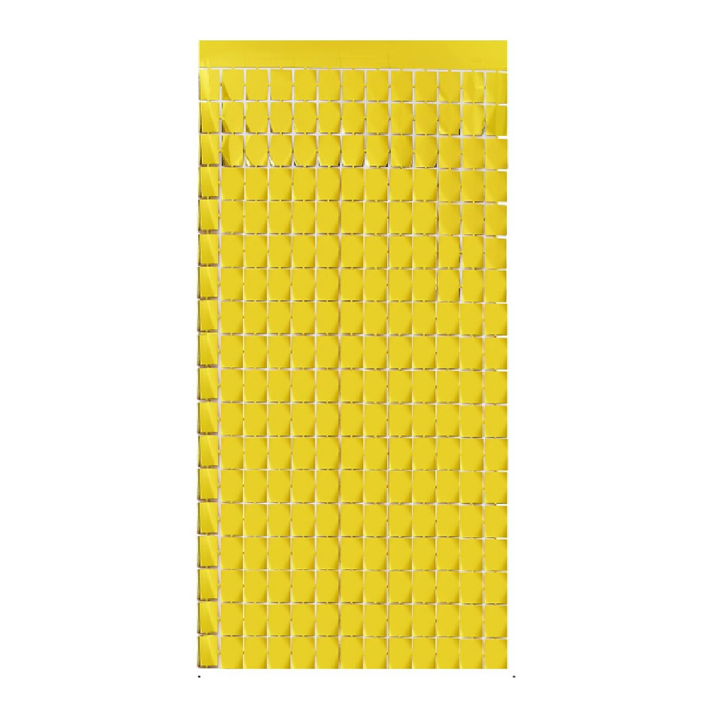 Cuadrado cuadrado cortina de seda de lluvia decoración de la pared de fondo 1 * 2m decoración brillante fábrica al por mayor comercio exterior