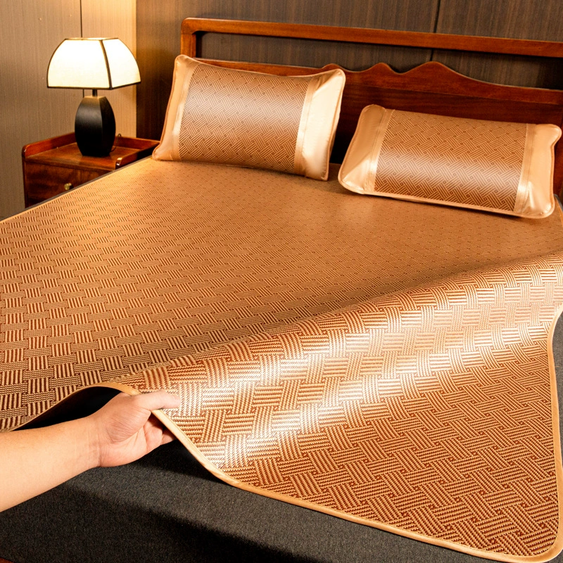 Летний коврик ротанг 1.89m Кровать набор из трех частей 1.5 м Кондиционер складной студенческое общежитие Одиночный коврик 0.9 м