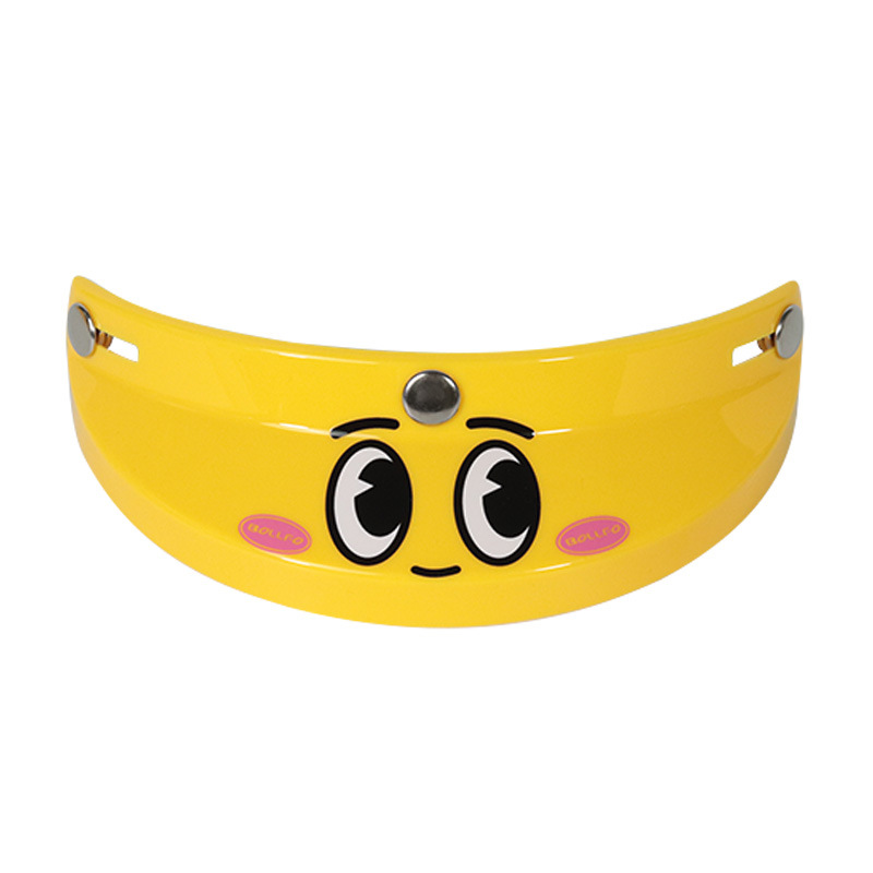 Universal – Auto Parts and Accessories Half Helmet 3/4 - cute-visor-yellow-cute