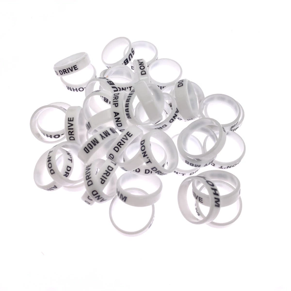 Silicone white rubber rings