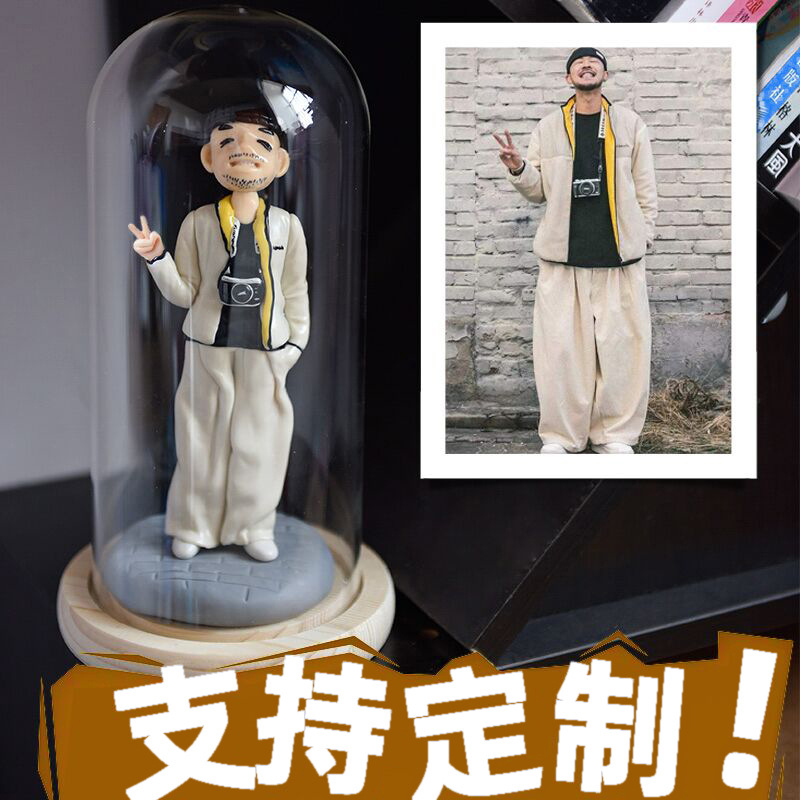 真人手办定 制小人偶q版diy手工照片玩偶人像男生女生朋友生日礼