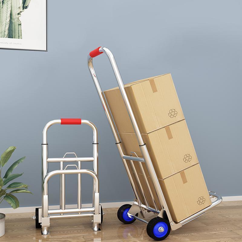 Folding Cart, Hand-Pulled Cart, Folding Luggage Cart, Heavy-Duty Shopping Cart, Hand-Pulled Cart, Cargo Cart, Moving Cart