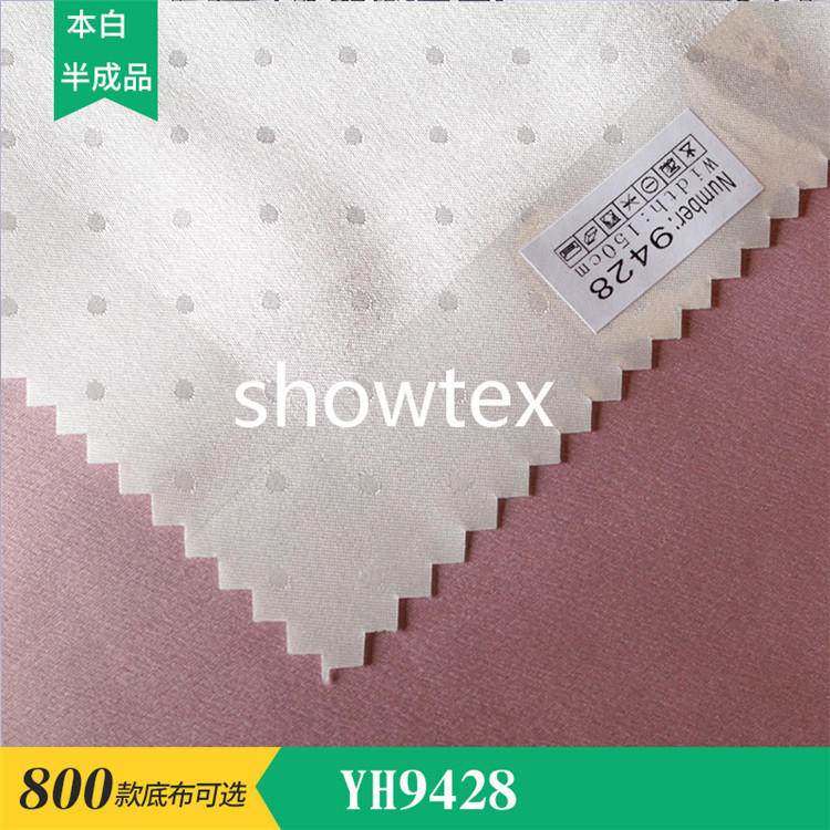 In stock new YH9428 pips jacquard satin digital printing base cloth white semi-finished Hanfu online celebrity