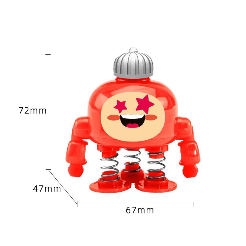 Huevo muñeca partido rebotando giroscopio juguete educativo para niños dibujos animados giroscopio descompresión juguete rebotando muñeca al por mayor