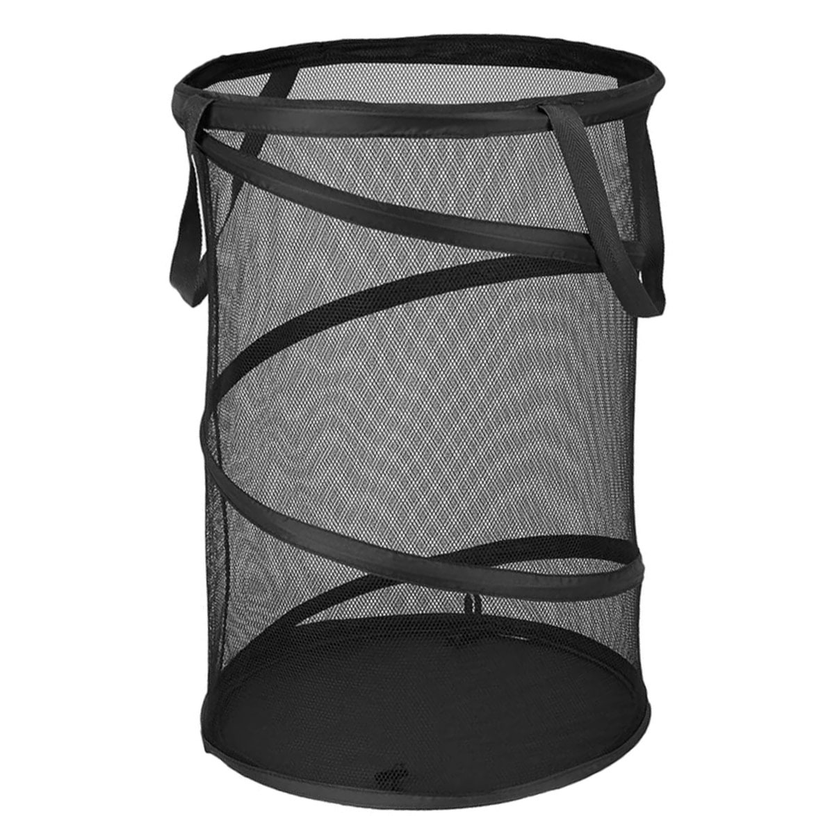 Dirty Clothes Storage Basket Cylindrical Dirty Clothes Basket Mesh Storage Clothes Storage Basket Household Large Laundry Basket Dirty Clothes Basket