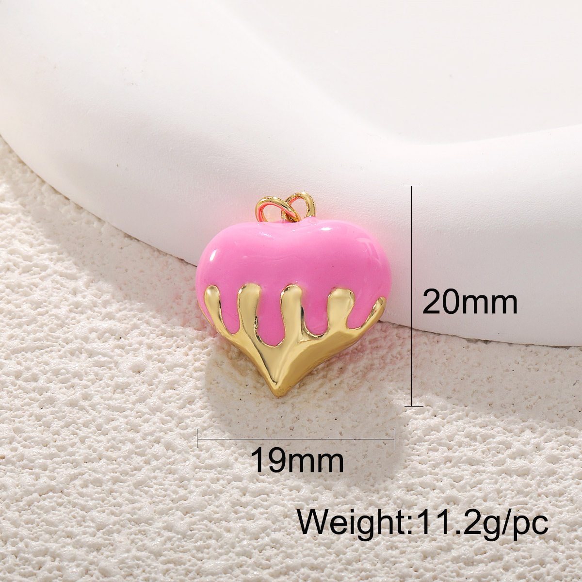 Copper Material 1 Piece 7 * 20mm 8*10mm 9 * 14mm Copper Zircon Gold Plated Heart Shape Butterfly Shell Pendant