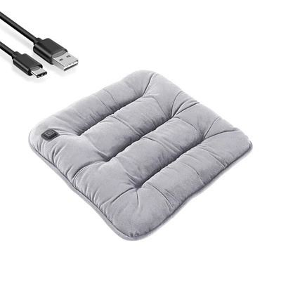 Graphene Car Heated Seat Cushion Seat cushion, seat cover - gray